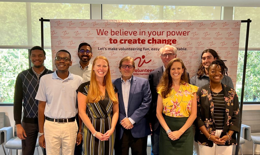 A group photo of the IVolunteer International board of directors